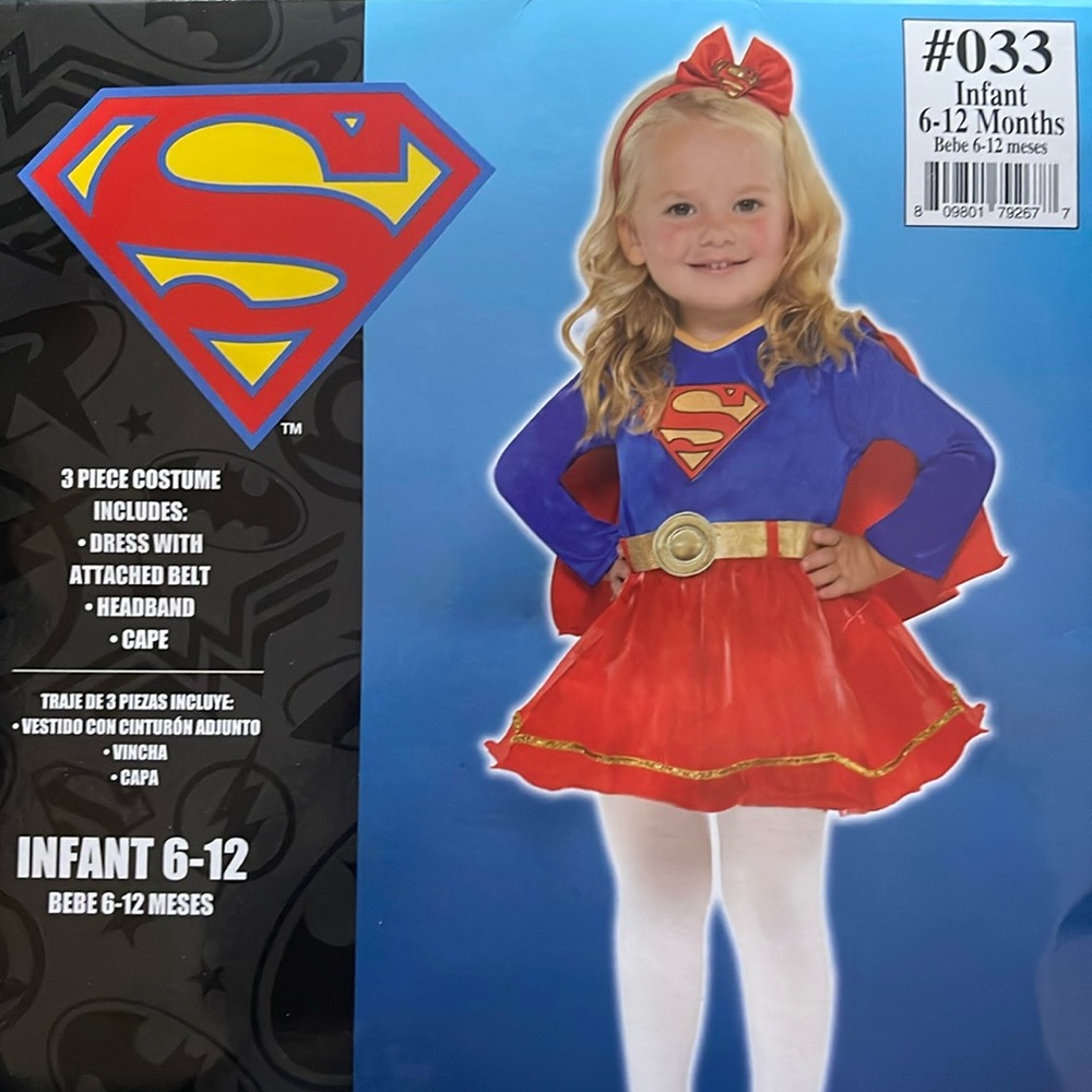 Supergirl Infant Costume! New!